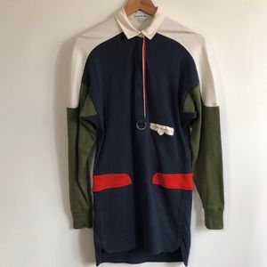 LACOSTE Rare Graphic Sweater Dress 💯 % cotton